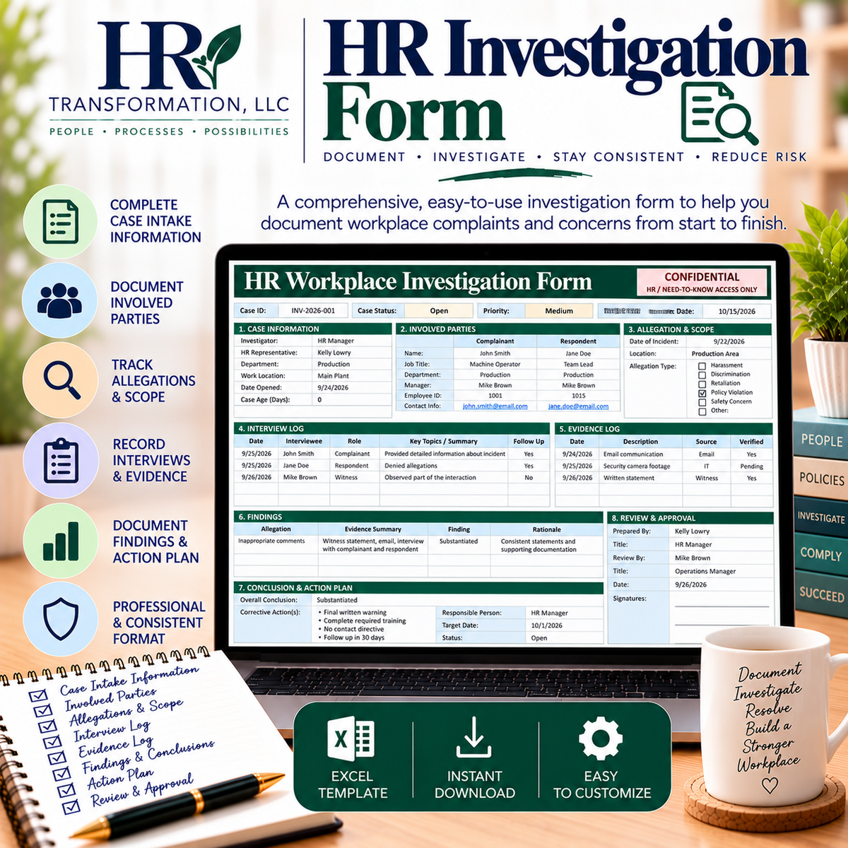 HR Investigation Form