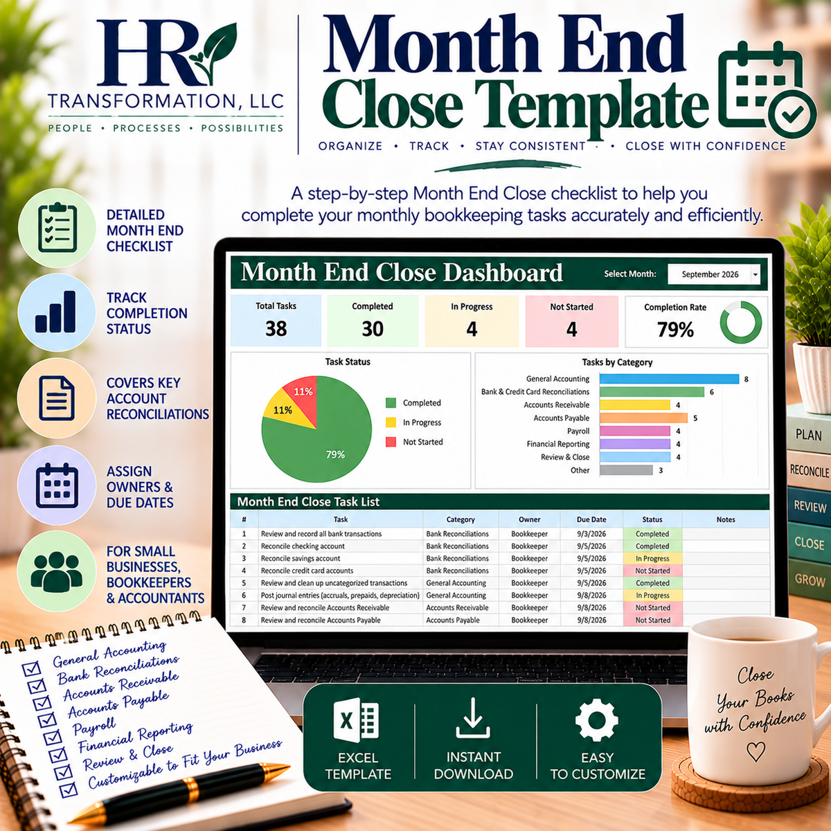 Month End Close Template