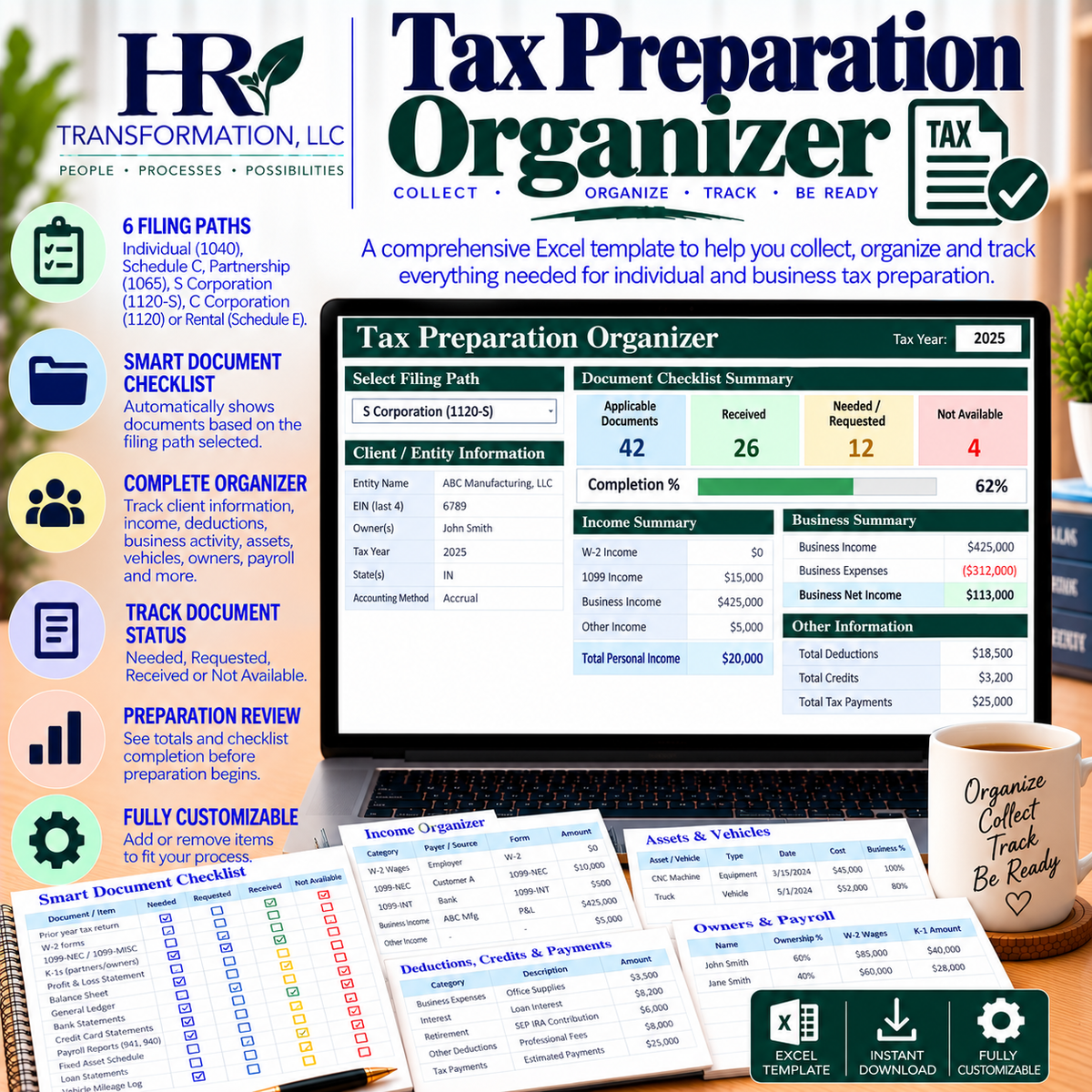 Tax Preparation Organizer